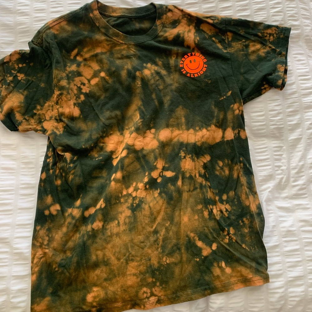 Smiley face Tie Dye Shirt